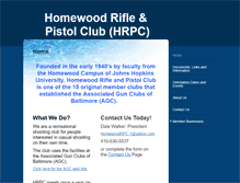 Tablet Screenshot of homewoodrpc.com